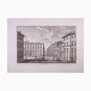 Giuseppe Vasi, Chiesa di S. Simeone Profeta, Etching, Late 18th-Century