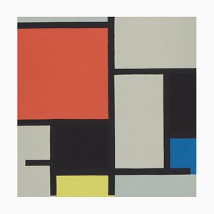 Piet Mondrian, Untitled Composition, 1953, Litografia
