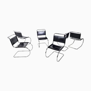 Dining Chairs by Mies Van Der Rohe for Fasem, 1980s, Set of 6