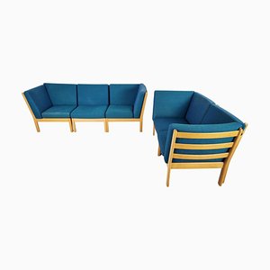 GE280 Modular Sofa by Hans Wegner for Getama, 1980s, Set of 5