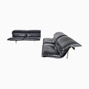 Wave Sofas von Giovanni Offredi für Saporiti, 1970er, 2er Set