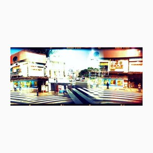 Tokyo Crossing, Cross-Processed Photography on Paper, 2019