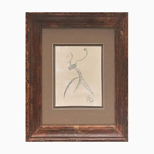 Julio González, Figurative Drawing, 1936, Paper, Framed