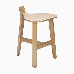 Bronco Wood Stool by Guillaume Delvigne for Hille
