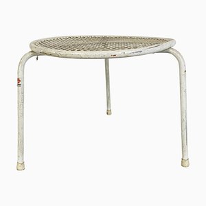 Italian Mid-Century Modern Perforated Metal Outdoor Table by Emu, 1960s