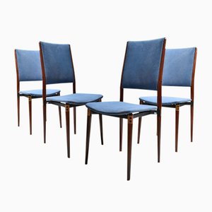 Vintage S81 Dining Chairs by Eugenio Gerli for Tecno, 1960s, Set of 4
