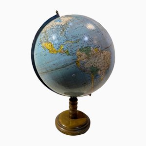 Vintage Rotatable World Globe