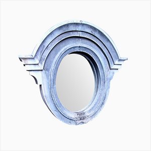 Small Zinc Oeil de Bœuf Mirror