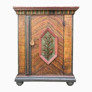 Antique Painted Fir Cabinet