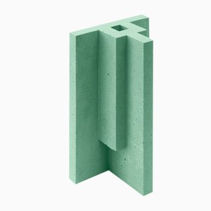 Mint Green Chandigarh I Vase by Paolo Giordano for I-and-I Collection