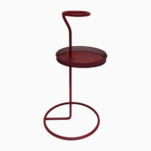 Table d'Appoint Rouge par Mathieu Matégot pour Atelier Matégot, 1951