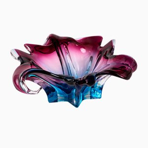 Murano Submerged Glass Bowl from Cristallo Venice, 1960s