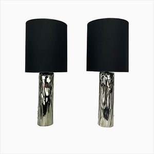 Murano Glass Table Lamps from Barovier & Toso, 1970s, Set of 2