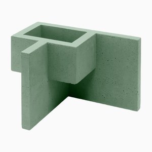 Mint Green Chandigarh II Vase by Paolo Giordano for I-and-I Collection