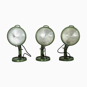 Green Jeep Wall Lights by Leonardi and Stagi, Set of 3