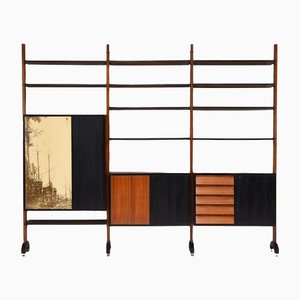 Wall Unit / Dry Bar by Vittorio Dassi for Permanente Mobili Cantù, Italy, 1950s / 60s