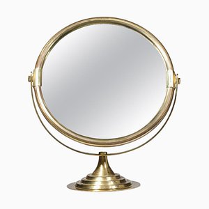 Swedish Table Mirror in Solid Brass, 1960s