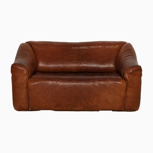 Brown Leather Ds 47 Two-Seater Sofa from de Sede
