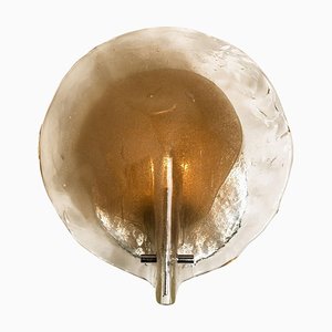 Smoked Clear Jelly Fish Wall Light or Sconce, 1970s