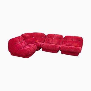 Red Nuvolone Sofa by Rino Maturi, 1970s