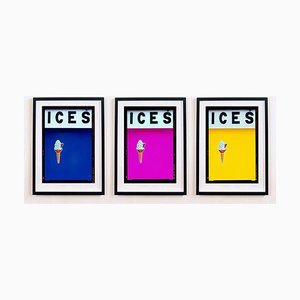 Ices Blue, Pink and Yellow, 2020, Color Photograph