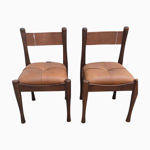 Mid-Century Modern Dining Chairs by Silvio Coppola for Bernini, 1960s, Set of 2