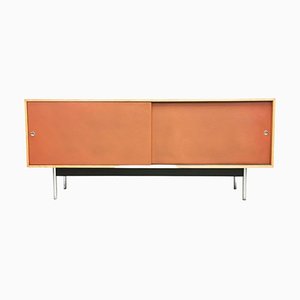 Mid-Century Oak & Leather Sideboard by Robin Day for Hille