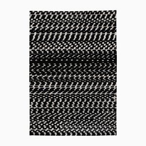 Grand Tapis Fuori Tempo Noir Blanc par Paolo Giordano pour I-and-I Collection