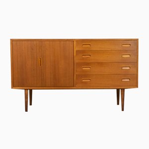Danish Teak Sideboard with 8 Drawers by Carlo Jensen for Hundevad & Co., 1960s