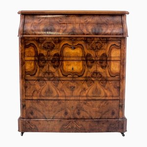 Walnut Dresser With Marble Top from Toilete France, 1890s
