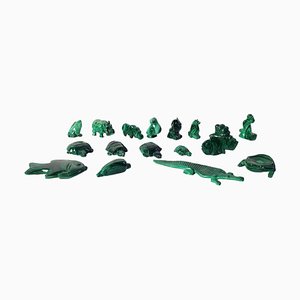 Malachite Animal Collection, set di 17