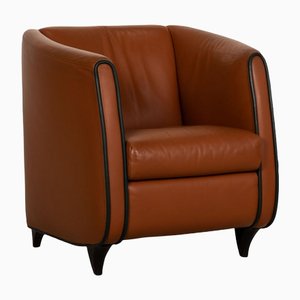 Brown Leather Armchair from de Sede