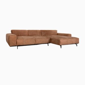 Brow Leather Sofa Corner Sofa by Tommy M for Machalke