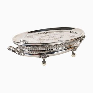 Silver Heater Food Plate from Messulam