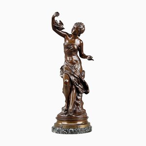 Mathurin Moreau, The Dove Sculpture, Bronze