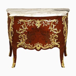 Commode with Marquetery and Gilt Bronze Decoration