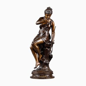 Bronzeskulptur The Source von Lucie Signot Ledieu