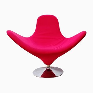Calla Lounge Chair in Pink by Stefano Giovannoni