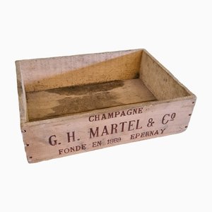 Wooden Champagne Box from G.H. Martel, 1960
