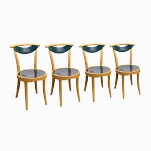 Pollen Café Chairs by Pagnon for Baumann, 1997, Set of 4