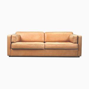 Vintage Danish Leather Sofa in Camel Color by Erik Ole Jørgensen