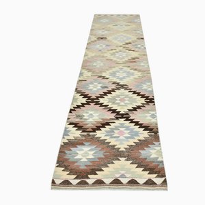 Tapis de Couloir Kilim Vintage, Turquie