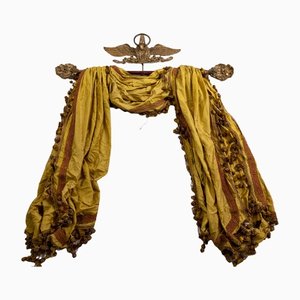 Barra de cortina italiana con bufanda, 1830