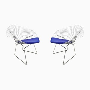 Set of Diamond Chairs by Harry Bertoia for Knoll, 1980s