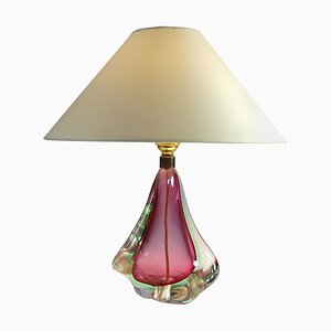 Murano Sommerso Glass Lamp, 1960s