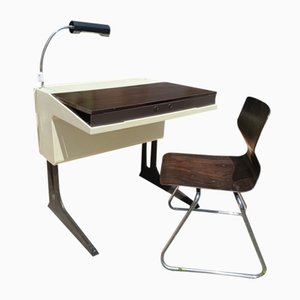 Vintage Schreibtisch von Luigi Colani, 3er Set