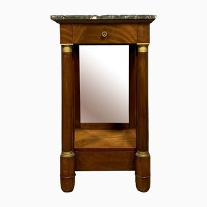 Golden Mahogany and Bronze Console, 1880s