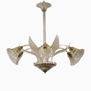 Murano Chandelier from Ercole Barovier & Toso, 1940s