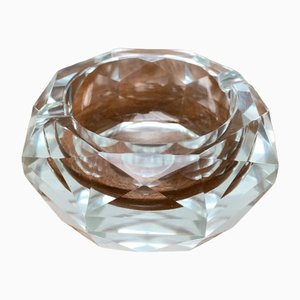 Cendrier Vintage en Verre de Cristal, 1970s