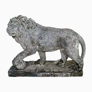 Estatua de león Medici vintage